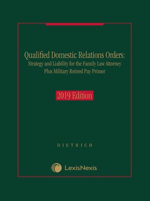 cover image of Qualified Domestic Relations Orders: Strategy and Liability for the Family Law Attorney